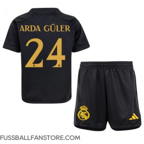 Real Madrid Arda Guler #24 Replik 3rd trikot Kinder 2023-24 Kurzarm (+ Kurze Hosen)